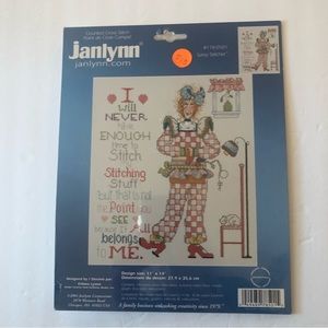 JanLynn Cross Stitch Kit 2004 "SASSY STITCHER"